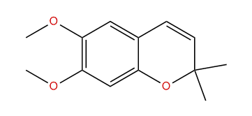 6,7-Dimethoxy-2,2-dimethyl-(2H)-benzopyran